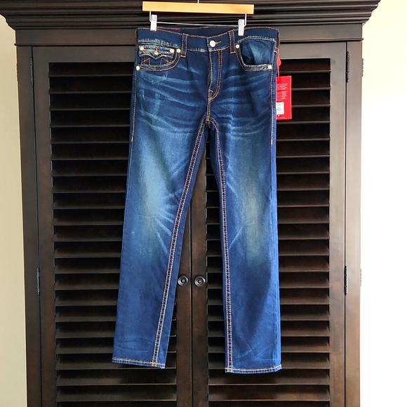 True Religion | Jeans | True Religion Mens 36x34 Geno Flap Big T ...